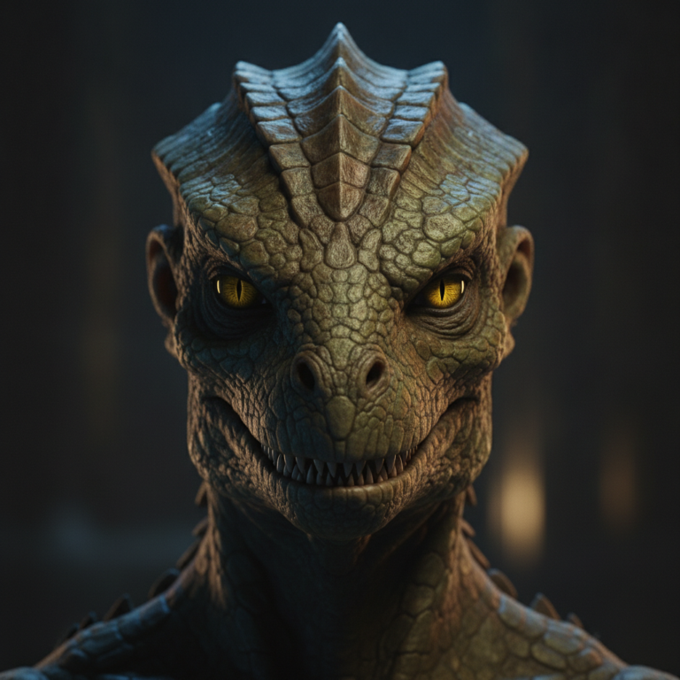 Iguana-like Reptilians avatar portrait