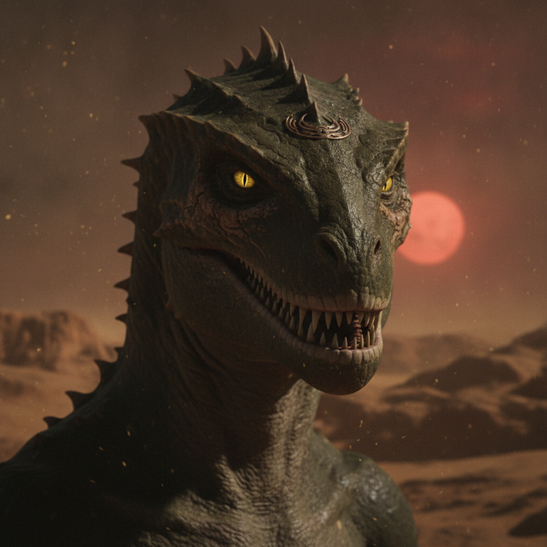 Non-winged Draco avatar portrait