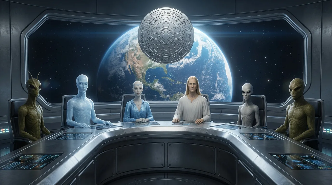 Evidence for the Existence of a “Galactic Federation” of...
