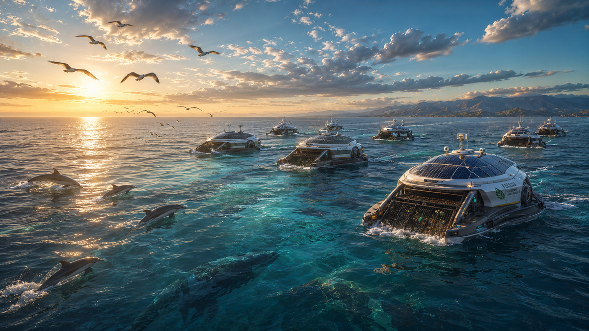 Ocean-Cleaning Autonomous Systems