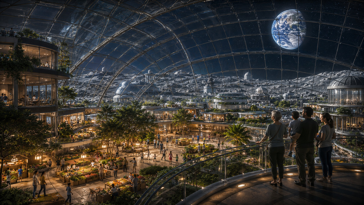 Human Colonies on Moons and Orbital Habitats