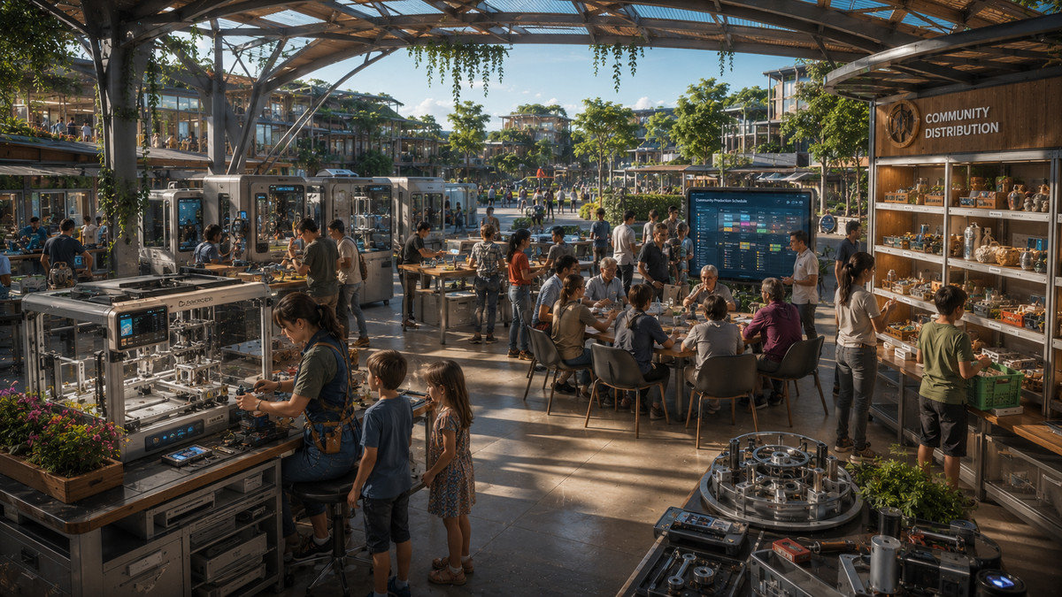Decentralized Manufacturing Communities